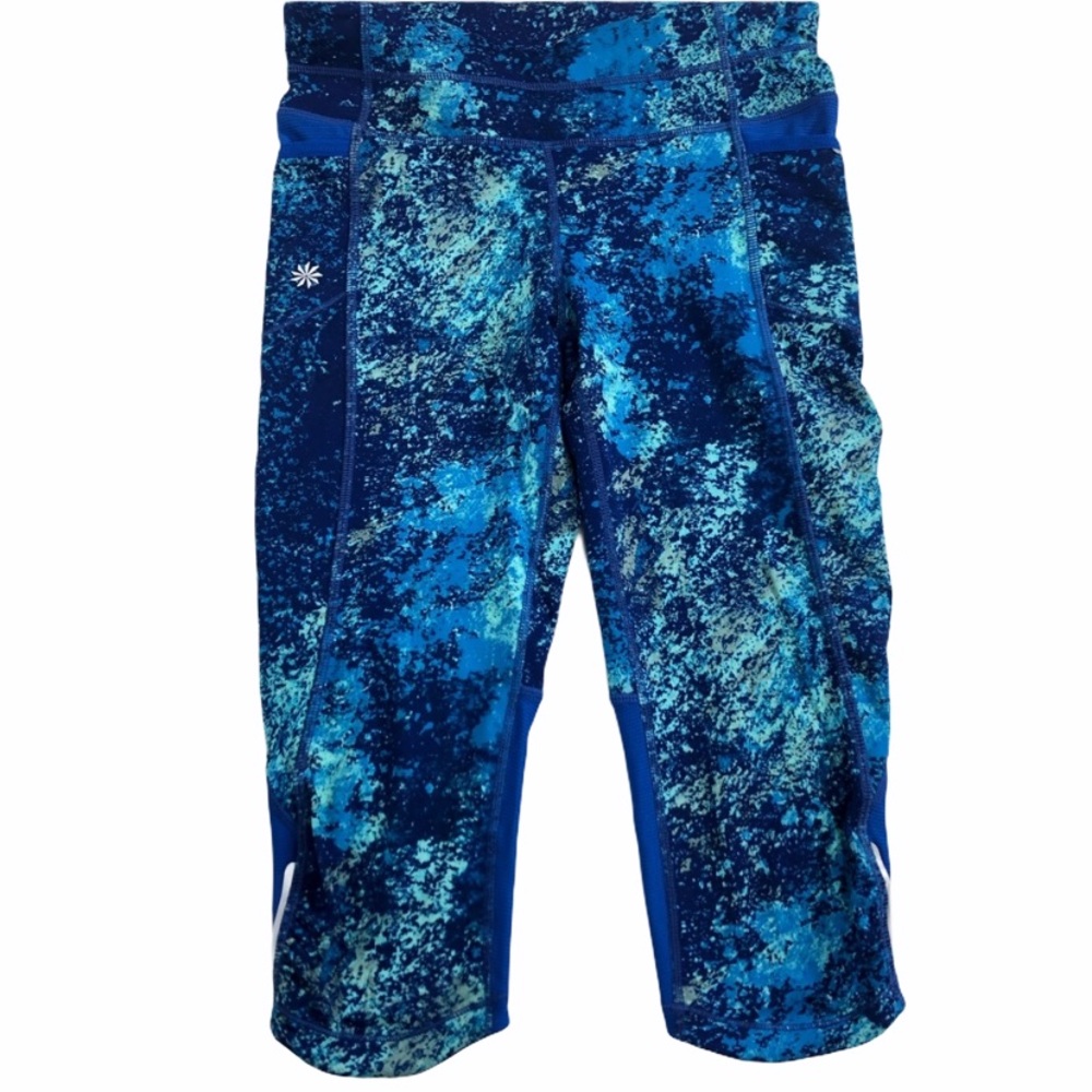 Athleta blue cropped capris. Size XS